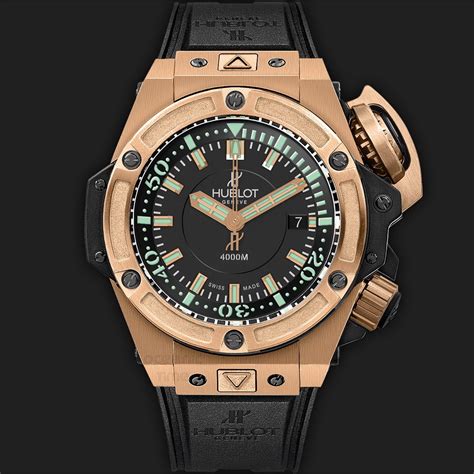 hublot king power oceanographic 4000 king gold|Hublot power oceanographic review.